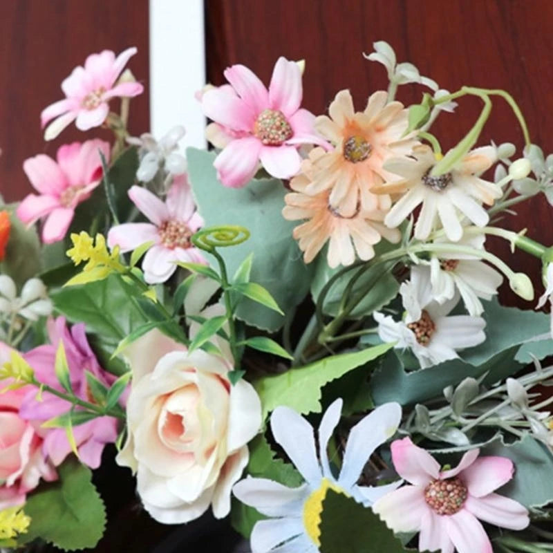 Pastel Springtime Front Door Wreath