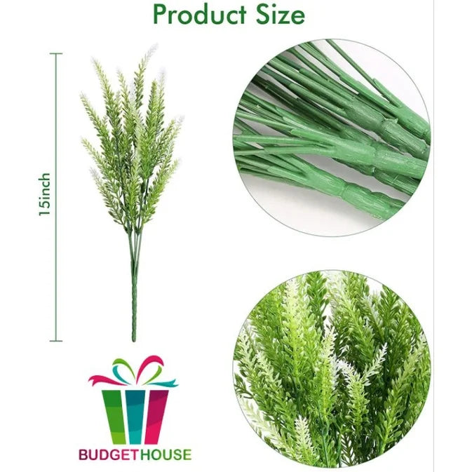 [1 bouquet] Lavender (Lavandula) Artificial Flowers - 5 Branches - Wed