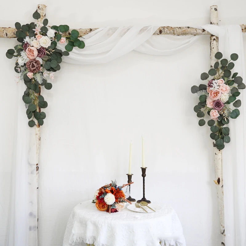 Arch Flower Swag Wedding Decoration Rose Floral