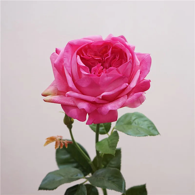 Real Touch Garden Rose Stems – 3-Piece Artificial Flower Set