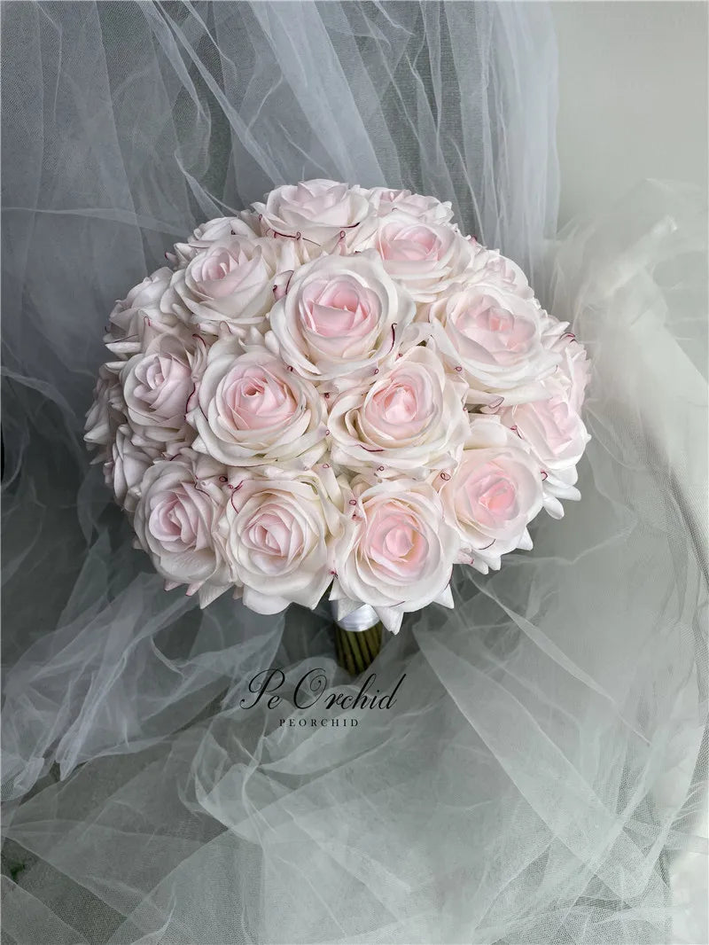 Pink Rose Bridal Bouquet