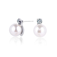 Korean Imitation Pearls Fake Piecring Ear Ring For Women Girl Trendy C