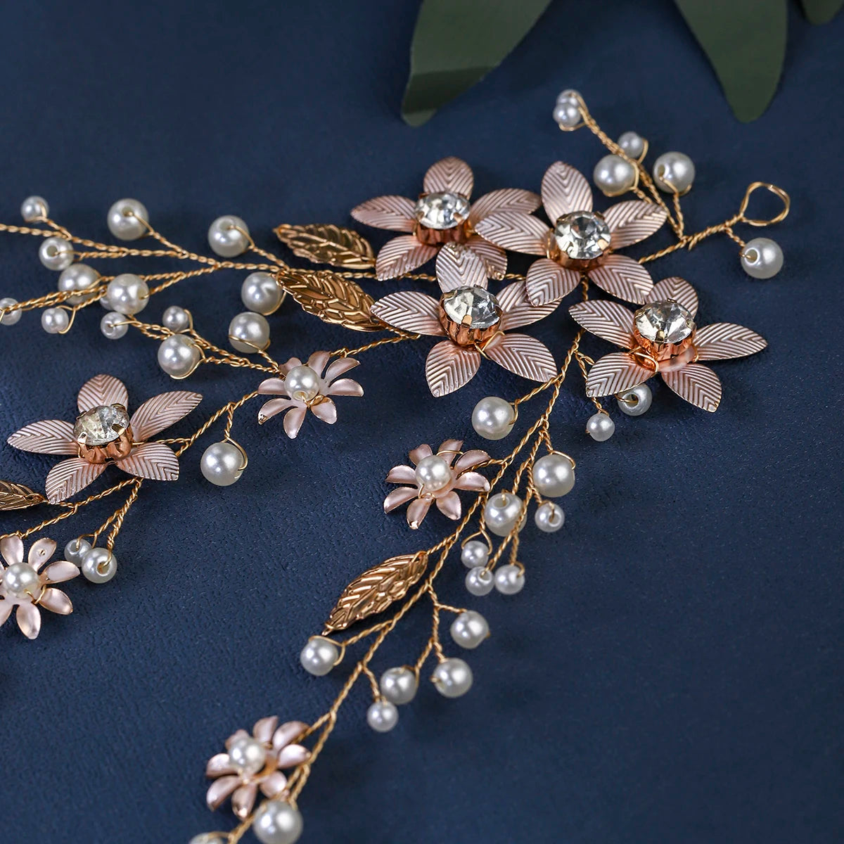 Pearl Rhinestone Bridal Headpiece