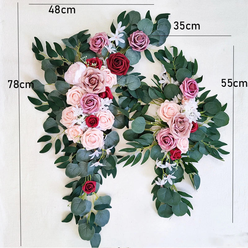 Arch Flower Swag Wedding Decoration Rose Floral