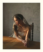 Black Lace Cathedral Bridal Veil