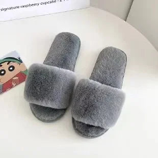 Personalized Fluffy Slippers For the Wedding Party