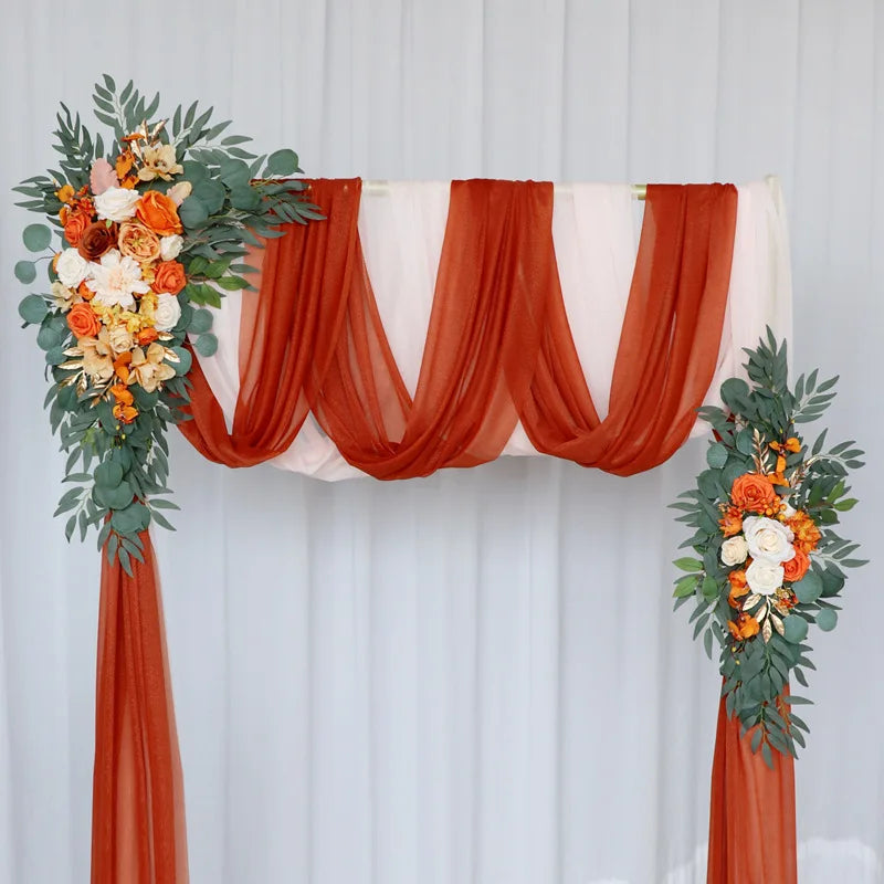 Arch Flower Swag Wedding Decoration Rose Floral
