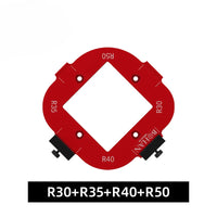 Trimming Machine Cutting Fillet Template R-angle Arc Template for Woodworking Electric Router Slotting Wardrobe Woodboard Tools