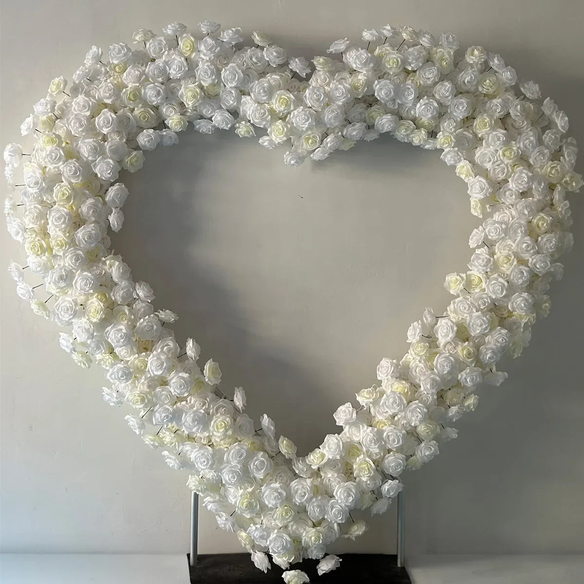Heart Shaped Premium Rose Flower Arch Backdrop