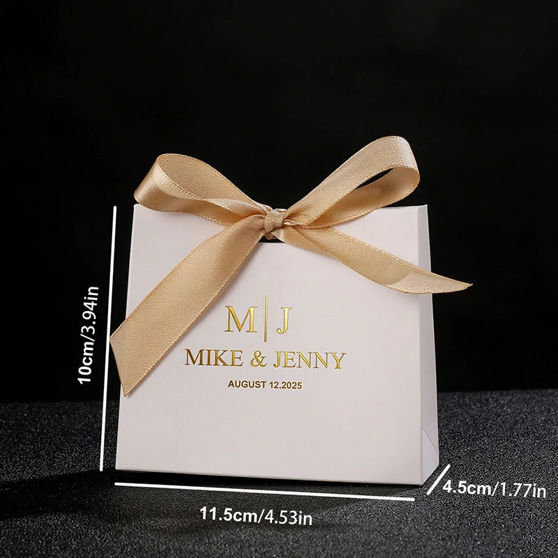 Customizable Wedding Favor Small Gift Bags