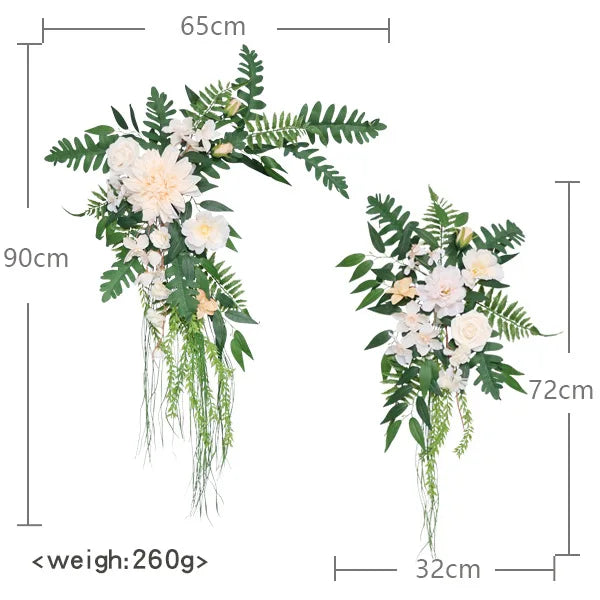 Arch Flower Swag Wedding Decoration Rose Floral
