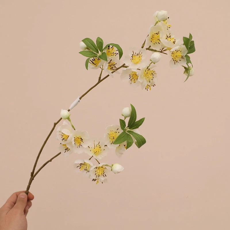 32in Artificial Peach Blossom Branch