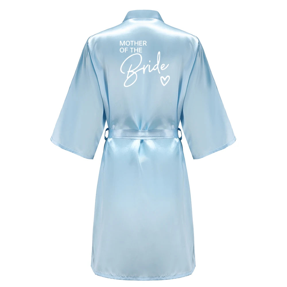 Kimono Satin Robes for the Wedding Party