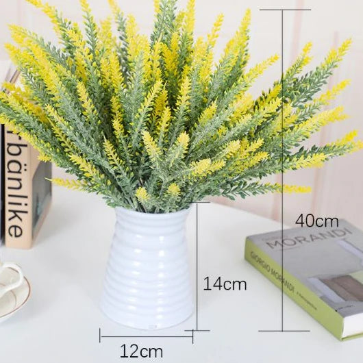 [1 bouquet] Lavender (Lavandula) Artificial Flowers - 5 Branches - Wed