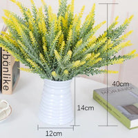 [1 bouquet] Lavender (Lavandula) Artificial Flowers - 5 Branches - Wed