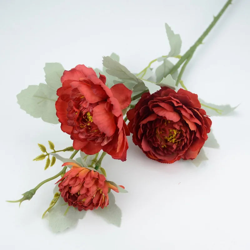 26in Artificial Peony Flower Stems