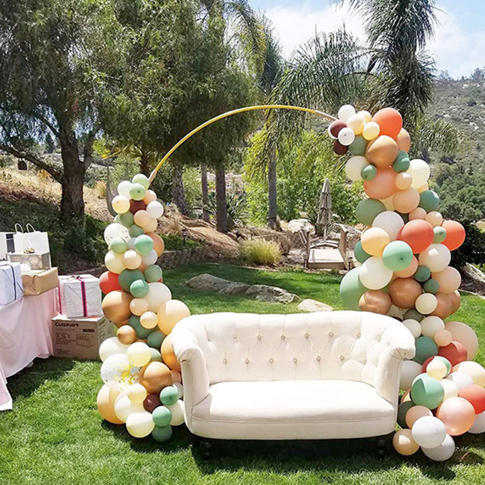 Wedding Iron Ring Arch Backdrop Decoration Stand