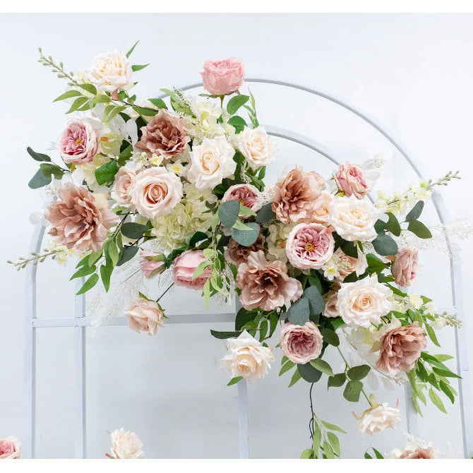 Romantic Blush Garden Wedding Floral Arrangements