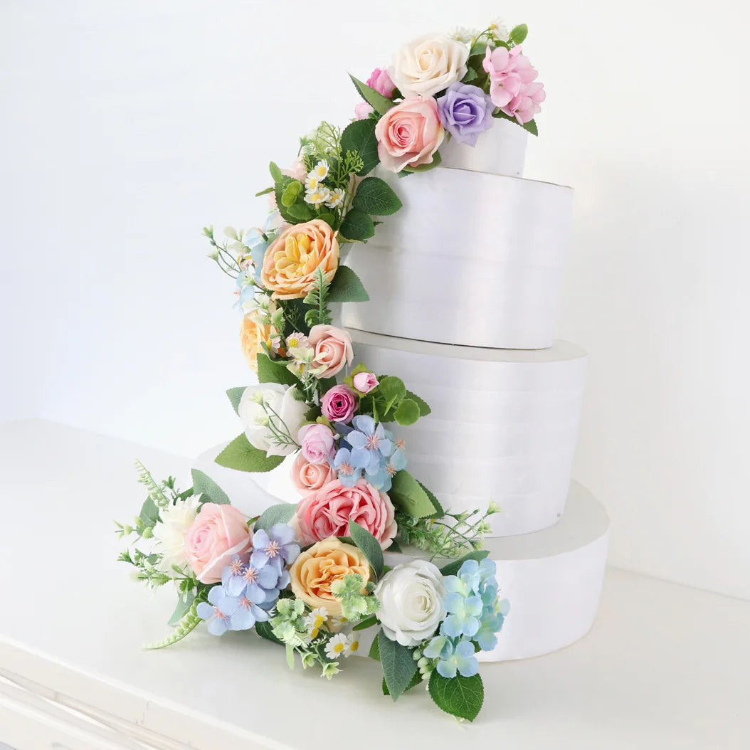 Floral Wedding Cake Topper