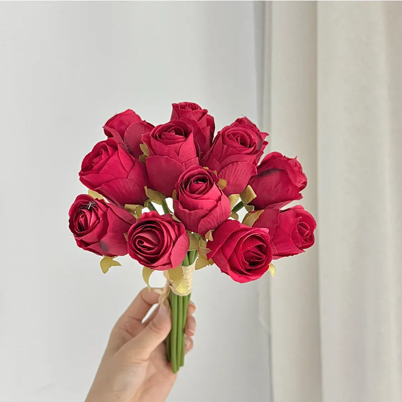 10in Handmade Rose Bouquet