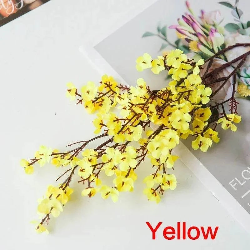 Artificial Flower Bouquet 13 Heads European Peony Silk Flowers Plastic