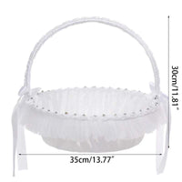 Flower Girl Baskets for Weddings Large Wedding Baskets for Flower Girl