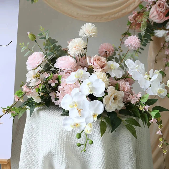 Vintage Pink Floral Arrangement for Wedding and Home Décor