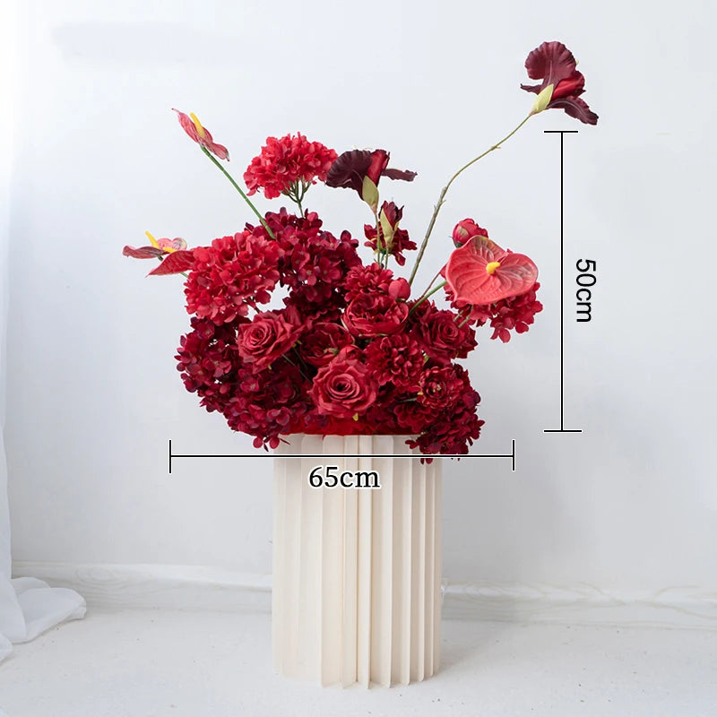 5D  Luxury Colorful Wedding Backdrop Arch KT Board Decor Floral Arrang