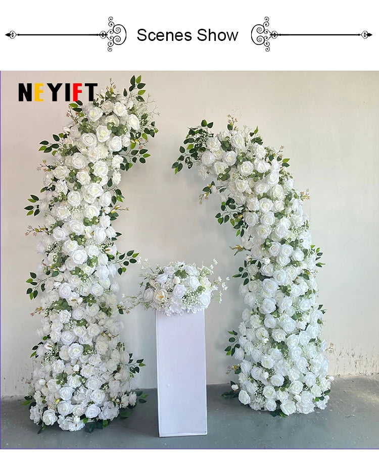 Peony Velvet Rose Floor Floral Arrangement Decor