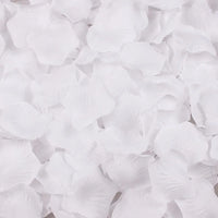 500Ps 5*5CM Artificial White Rose Petal For Wedding Party Decoration Romantic Flower Silk Petals Rosas Para Casamento Supplies