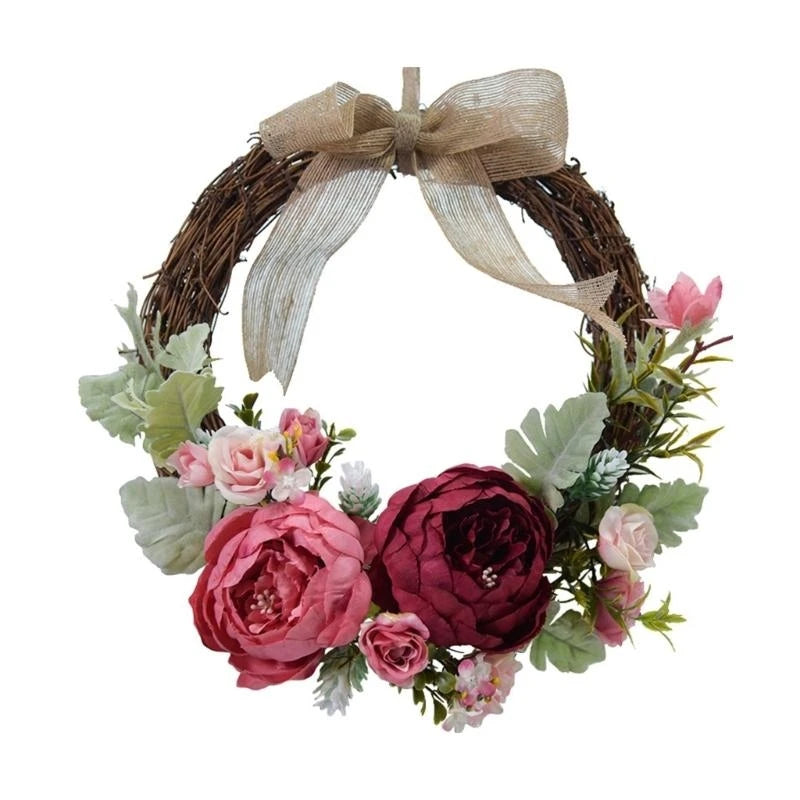 Spring Floral Vine Door Wreath