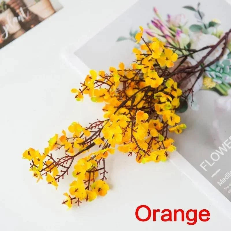 Artificial Flower Bouquet 13 Heads European Peony Silk Flowers Plastic