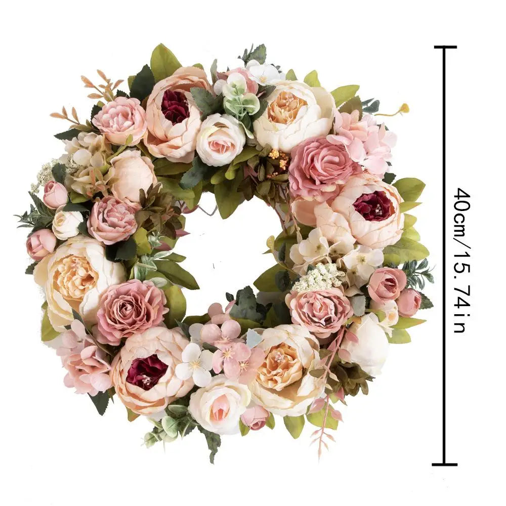 Premium Peony Door Wreath