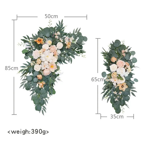 Arch Flower Swag Wedding Decoration Rose Floral