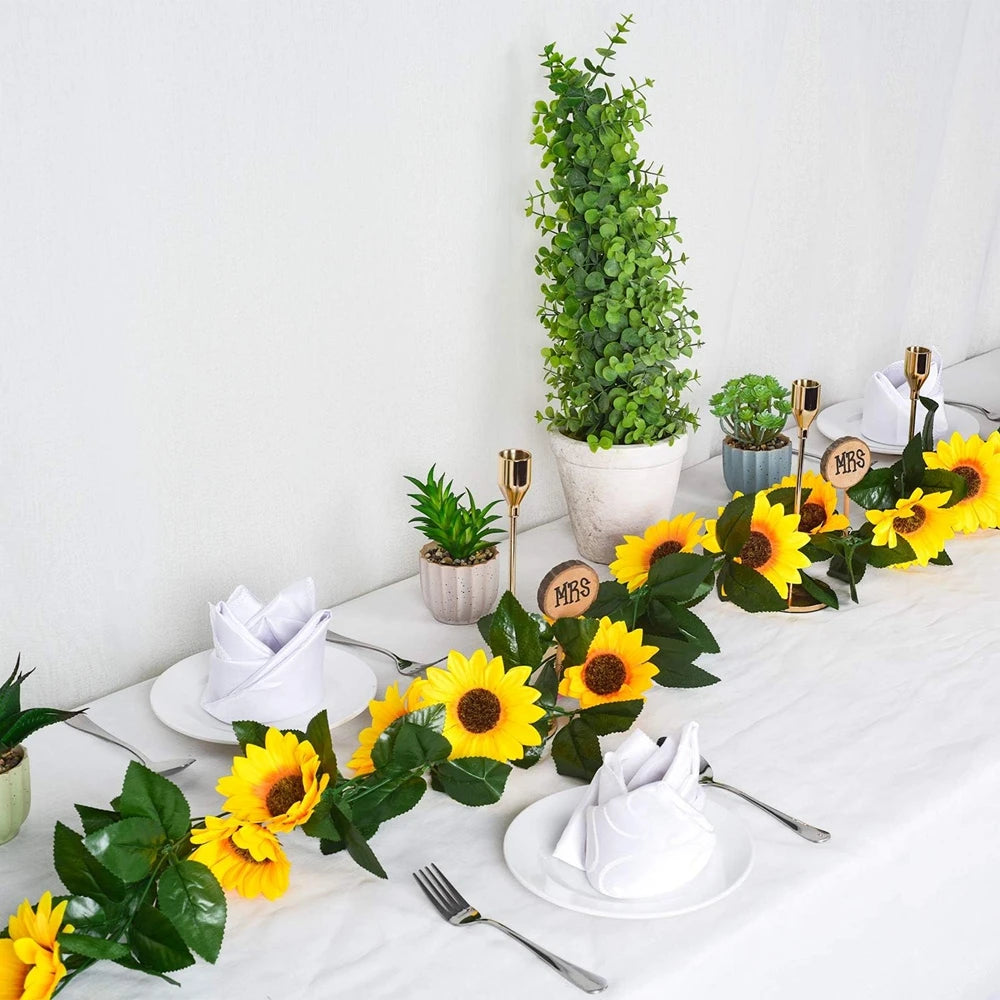 Sunflower Garland Vine Wedding Party Decoration