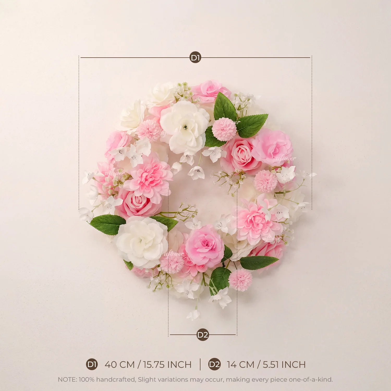 Romantic Pink and White Floral Centerpiece