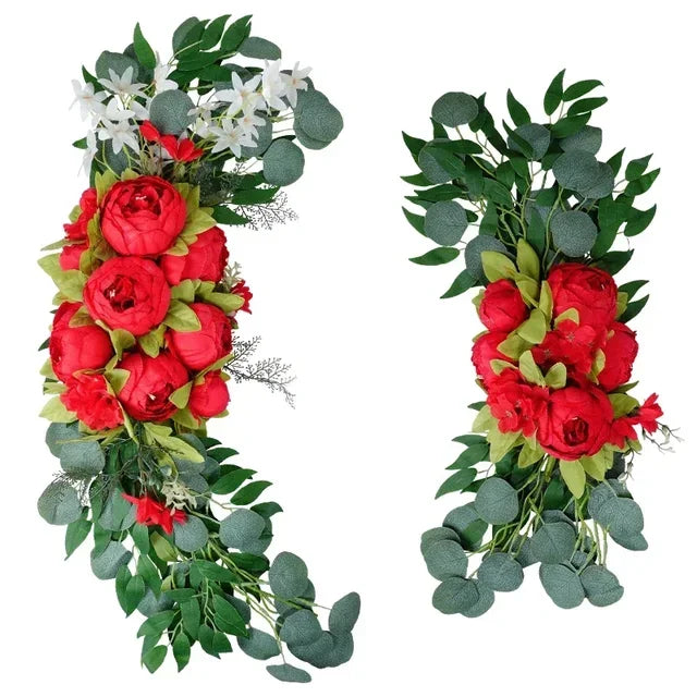 Premium Peony Floral Door Lintel Wedding Decor