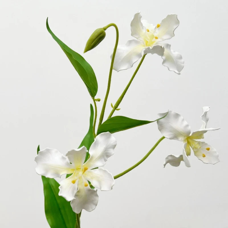 Elegant Iris Floral Display Stem
