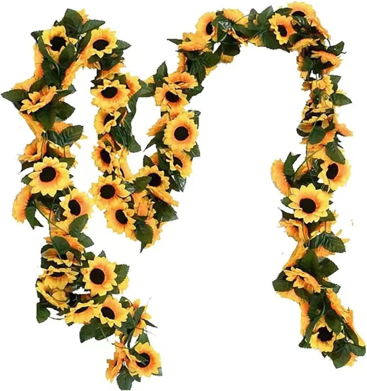 Sunflower Hanging Floral Vine Garland
