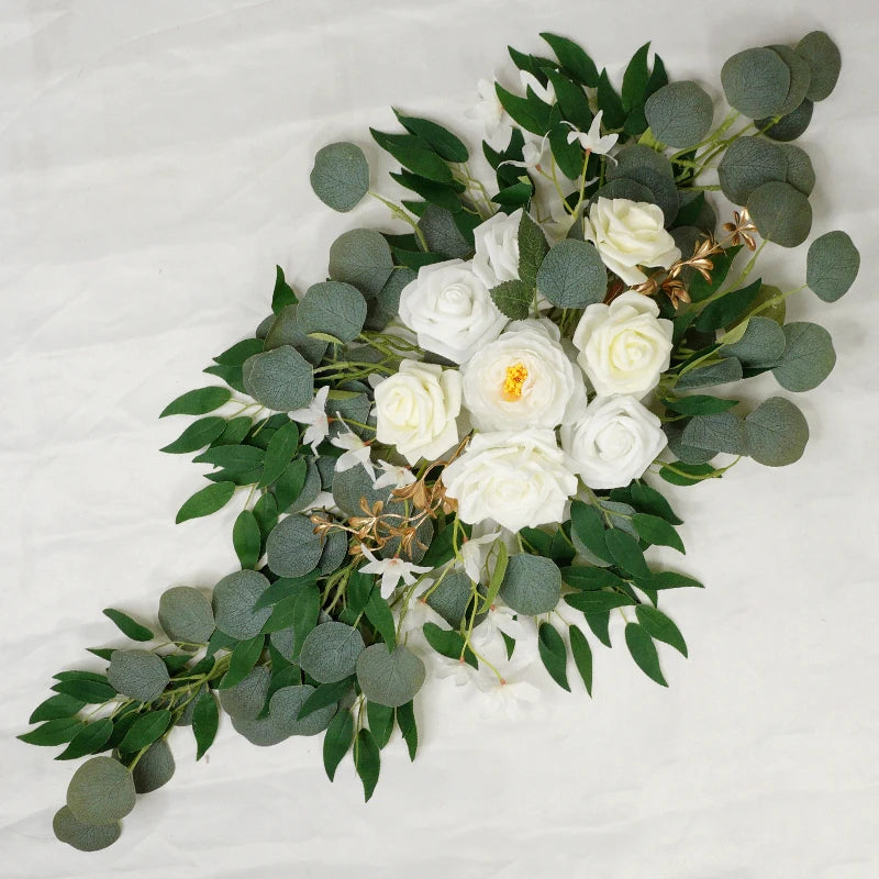 Premium Wedding Arch Flower Swag Decoration Set