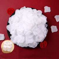 500Ps 5*5CM Artificial White Rose Petal For Wedding Party Decoration Romantic Flower Silk Petals Rosas Para Casamento Supplies