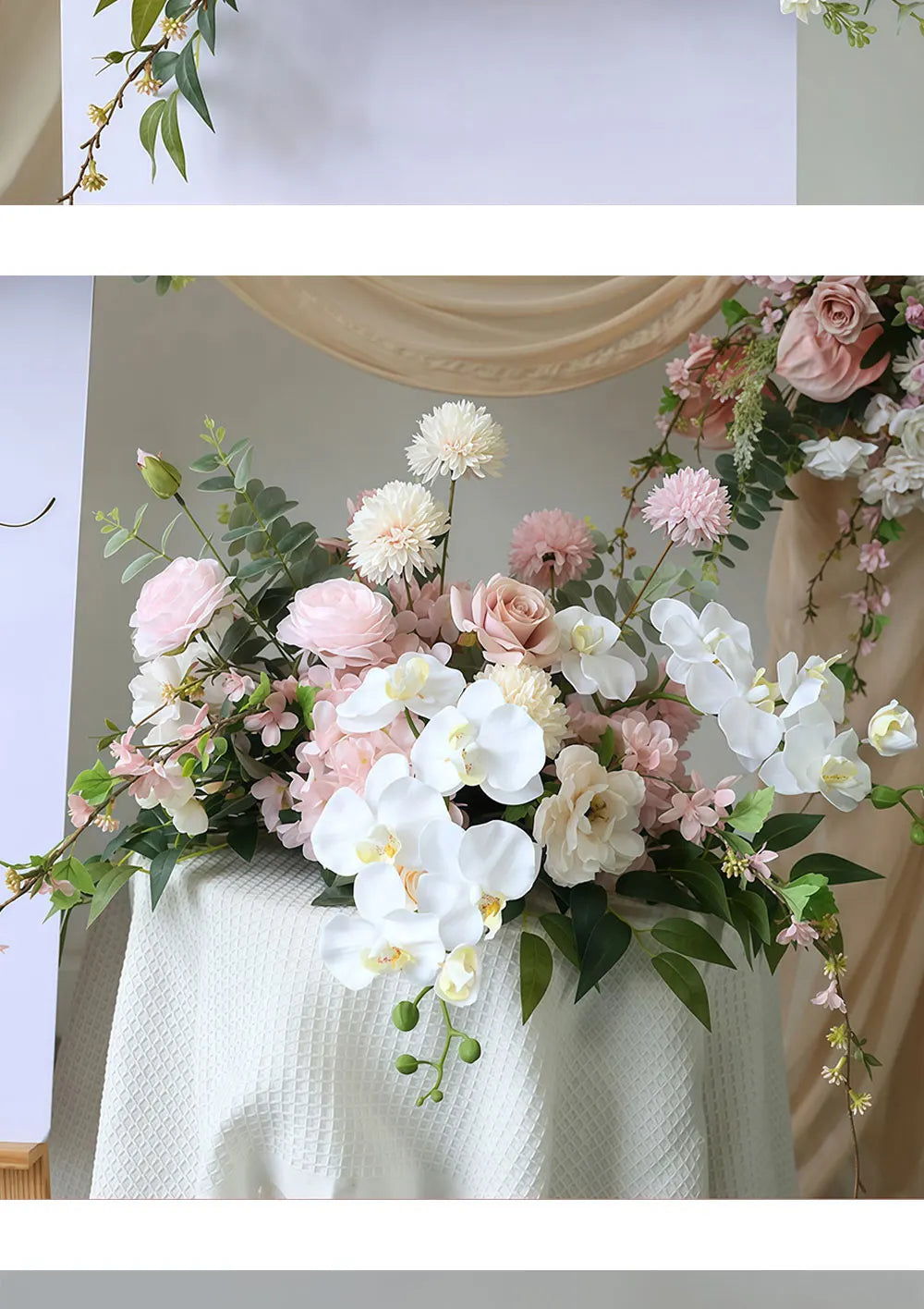 Romantic Pastel Floral Arrangement Set