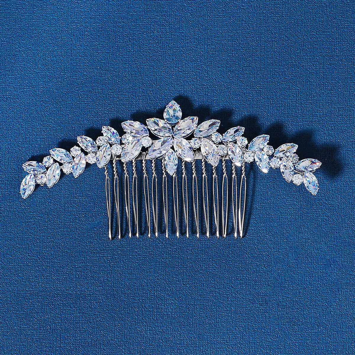 Crystal Flower Bridal Hair Comb