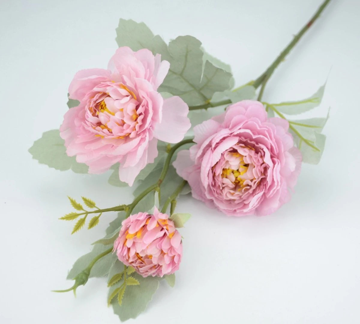 26in Artificial Peony Flower Stems
