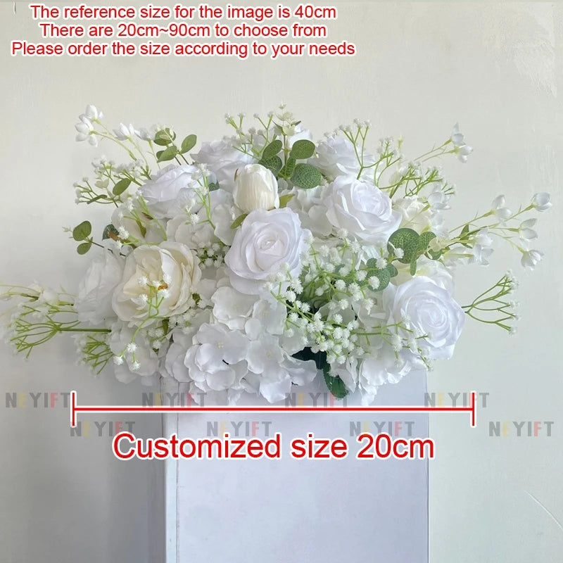 Peony Velvet Rose Floor Floral Arrangement Decor