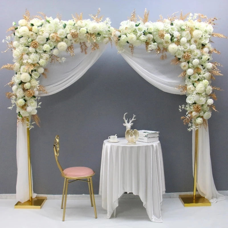 Boho Rose & Hydrangea Wedding Floral Arrangement – 4 Colors