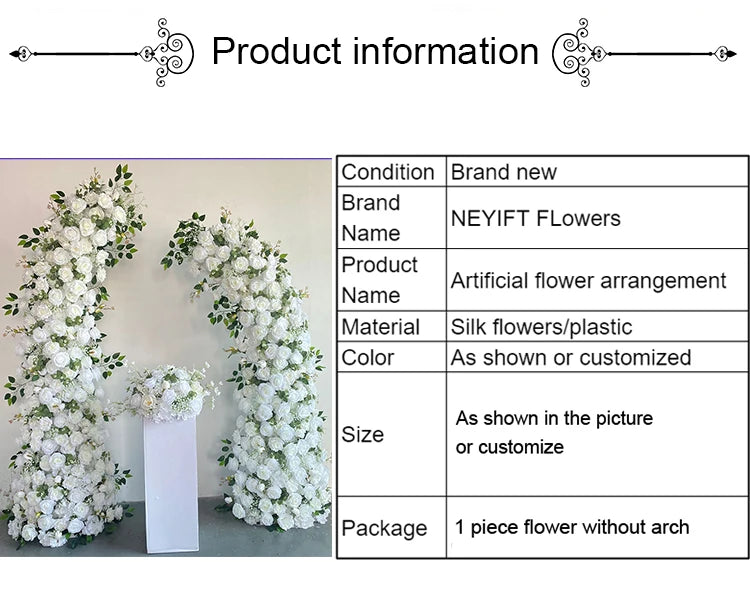 Peony Velvet Rose Floor Floral Arrangement Decor