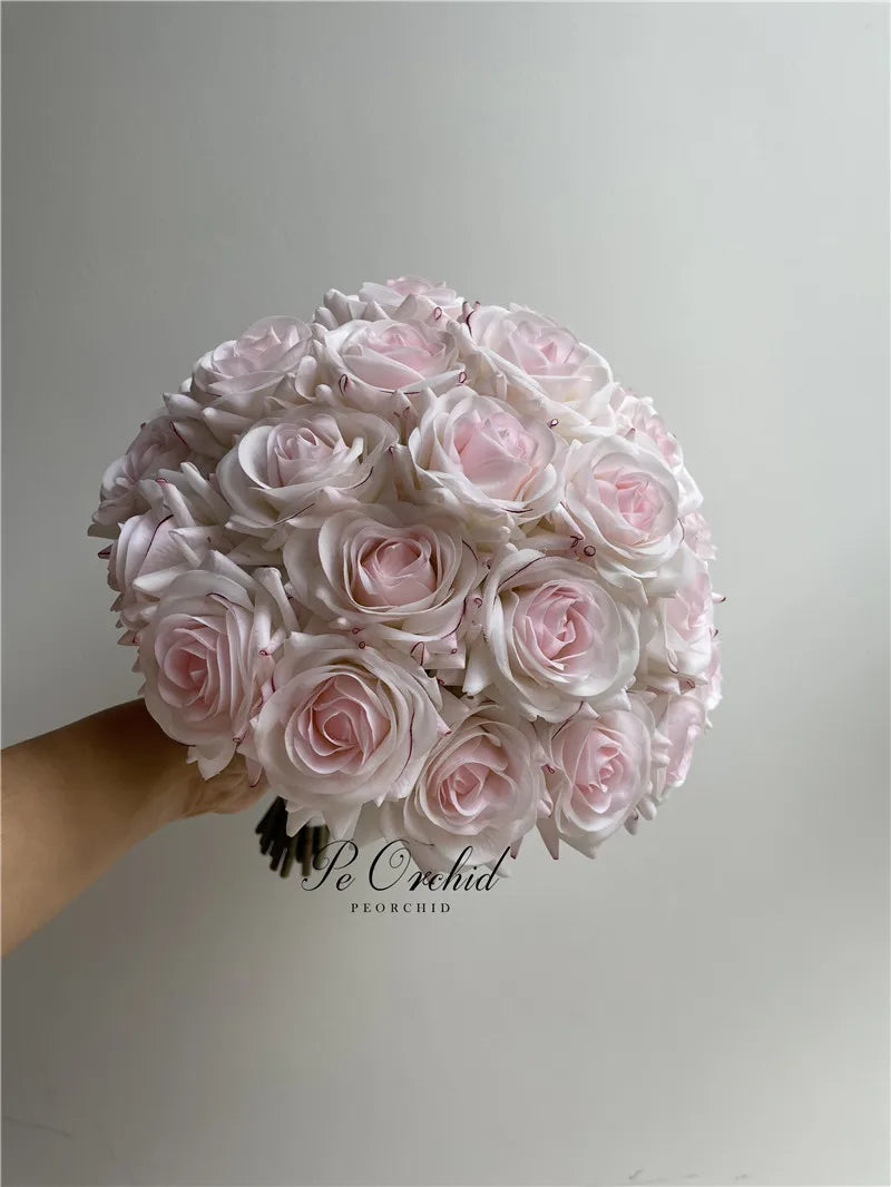 Pink Rose Bridal Bouquet