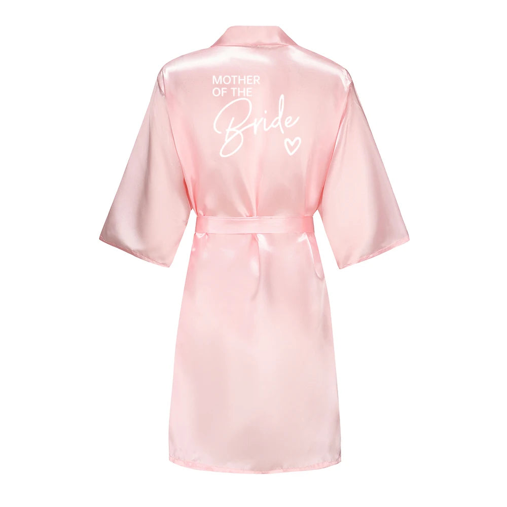 Kimono Satin Robes for the Wedding Party