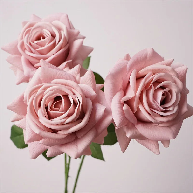 Real Touch Rose Flower Stem - 5 Piece Set
